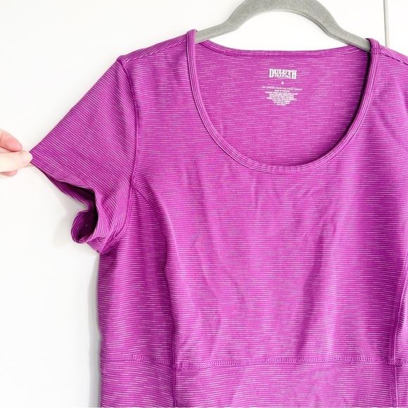 DULUTH Trading Co NoGA Active Classic Short Sleeve Dress Small UPF Supplex Blend - Picture 2 of 9